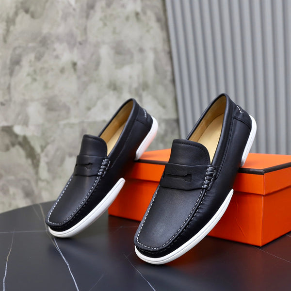 HM GUILLAUME LOAFER BLACK CALFSKIN