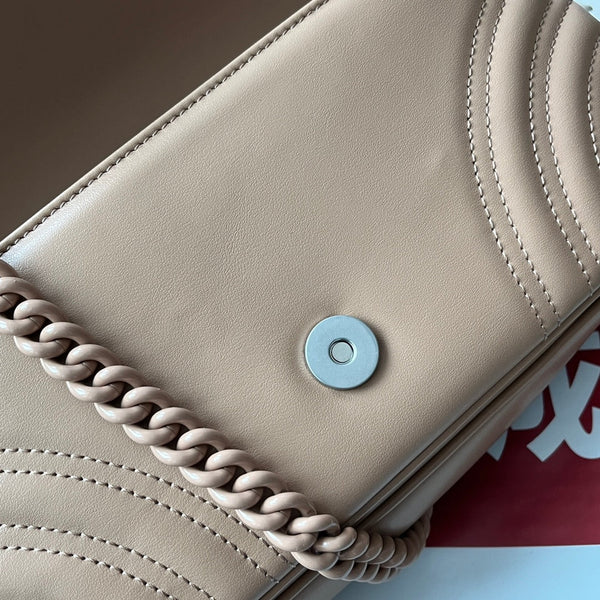 gg marmont 26cm all beige calfskin