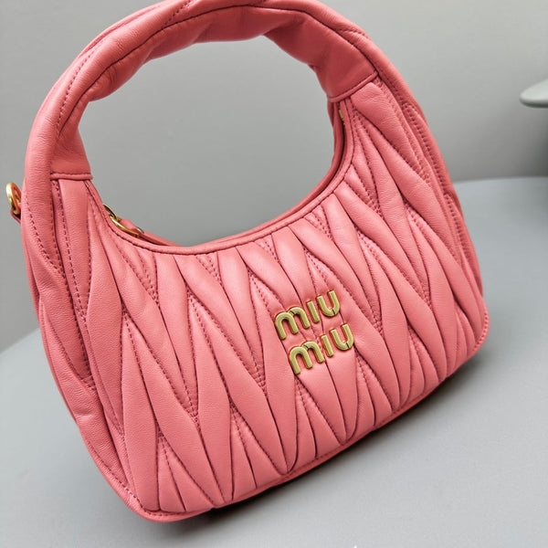 MINI HOBO 20 BAG IN HOT PINK LAMBSKIN