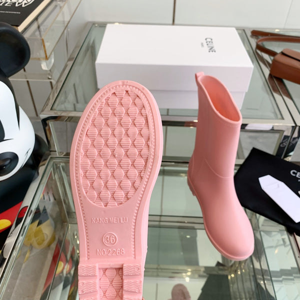 Stivali da pioggia CC in gomma rosa 204052