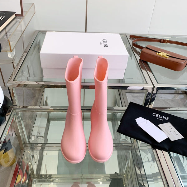 Stivali da pioggia CC in gomma rosa 204052
