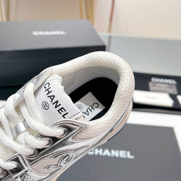 Sneaker CC in tessuto a rete bianco 149795