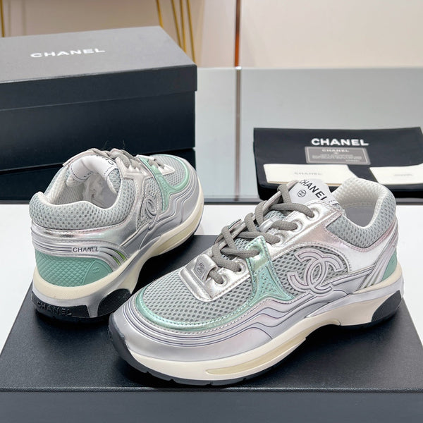 Sneaker CC in tessuto a rete grigio 149789