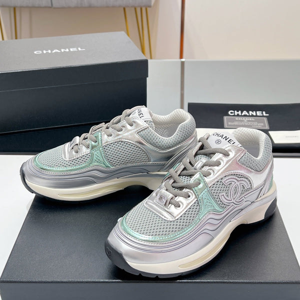 Sneaker CC in tessuto a rete grigio 149789