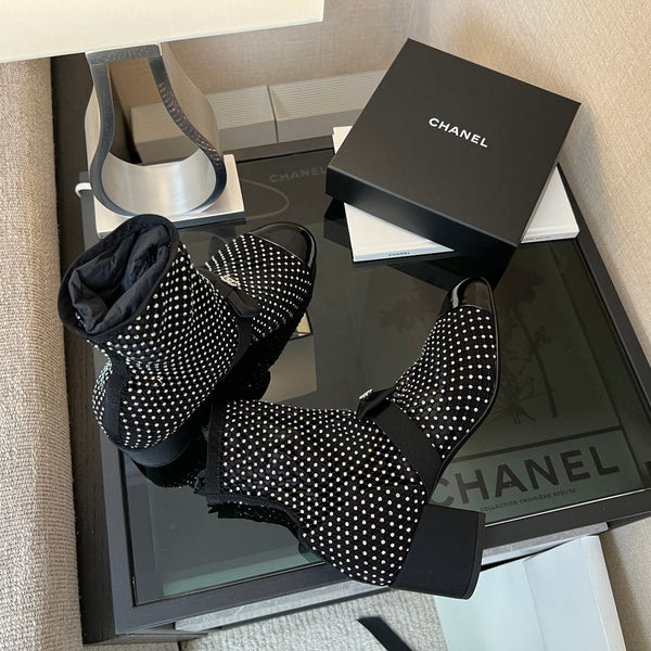 Stivaletto CC Glitter Nero