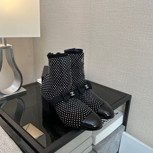 Stivaletto CC Glitter Nero