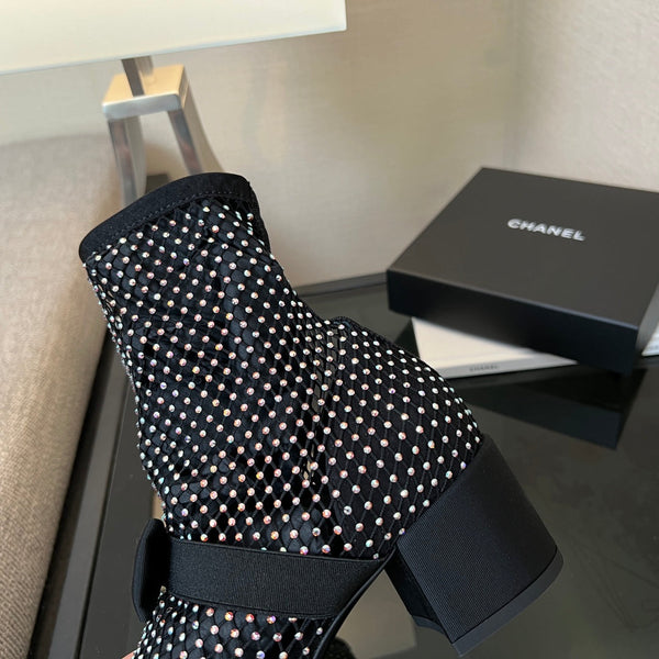 Stivaletto CC Glitter Nero