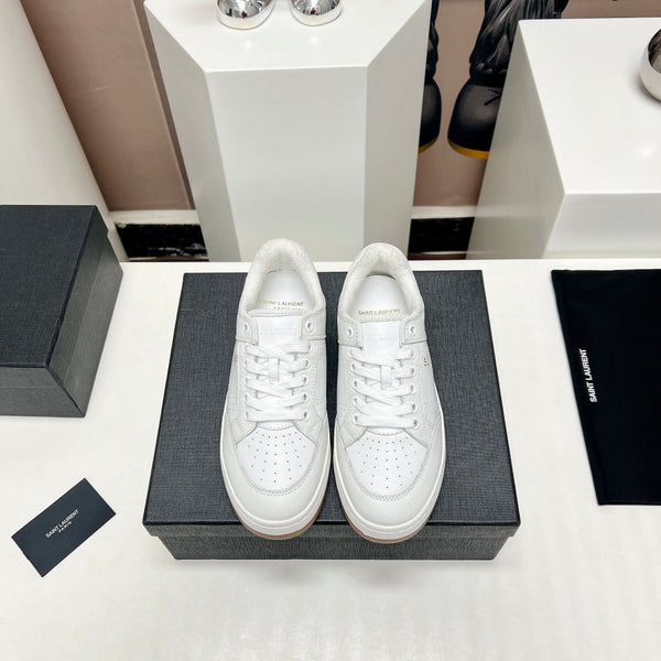 SL/61 SNEAKERS IN WHITE CALFSKIN