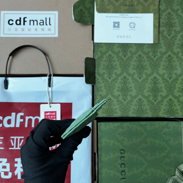 PORTA CARTE MARMONT TRAPUNTATO 10 IN PELLE DI AGNELLO VERDE CHIARO