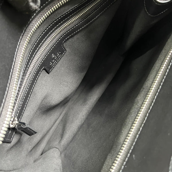 SAC FOURRE-TOUT GG PETIT 28 EN CUIR DE VEAU NOIR