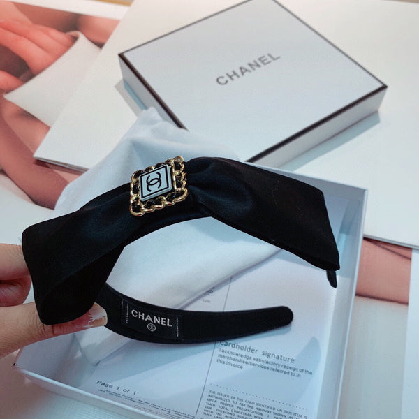 CERCHIETTO IN SETA NERA 832201