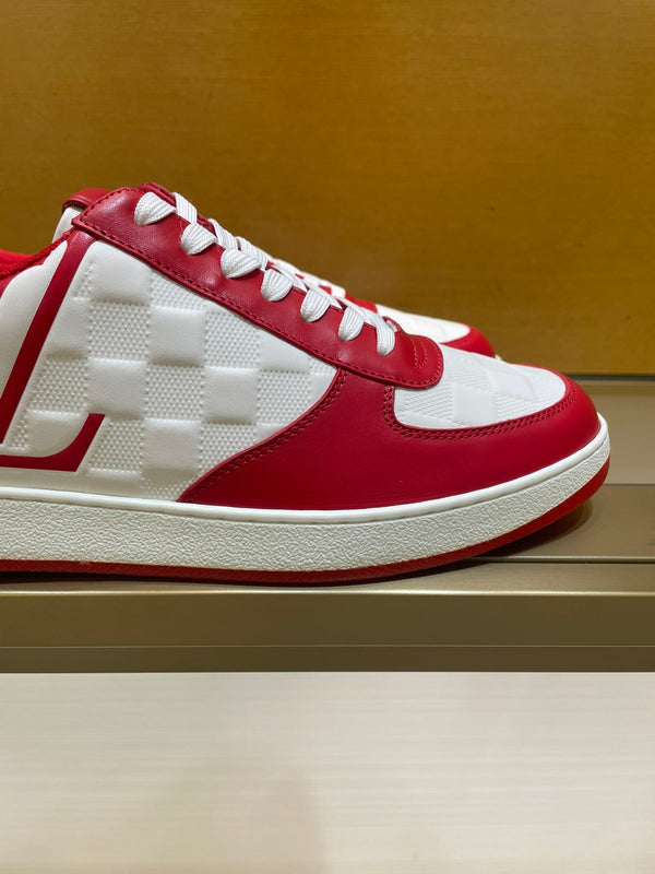 LV RIVOLI SNEAKER MEN RED WHITE