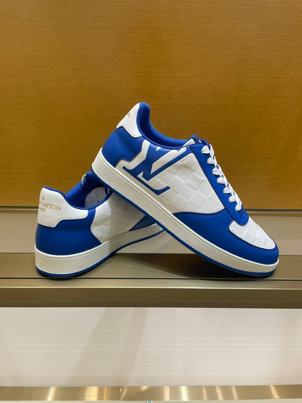 LV RIVOLI SNEAKER MEN BLUE WHITE