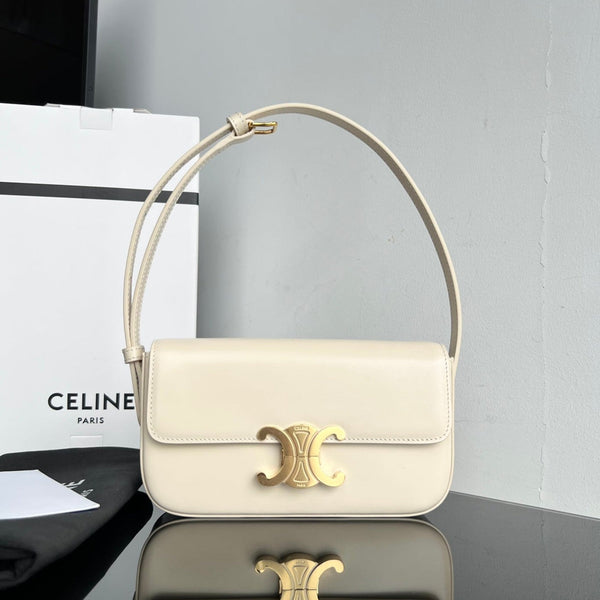 TRIOMPHE 20 PELLE DI VITELLO BIANCO CREMA