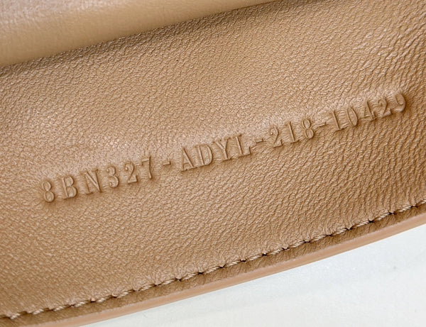 PEEKABOO ISEEU 33 IN CIDER BROWN GRAINED CALFSKIN SILVER HARDWARE