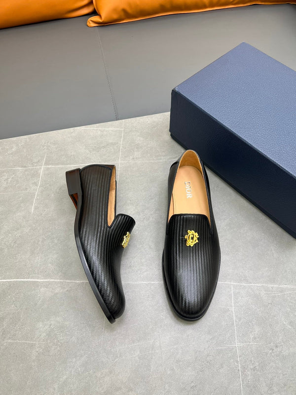 CD SPARROW LOAFER BLACK CALFSKIN