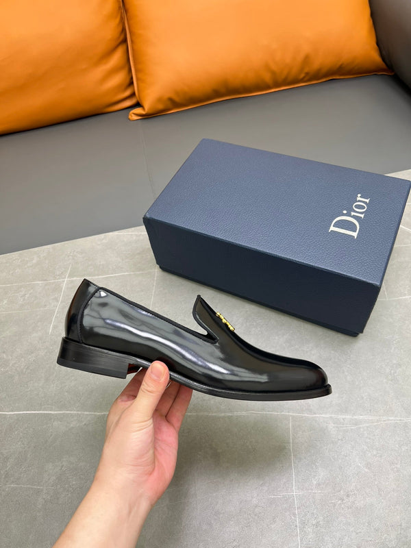 CD SPARROW LOAFER BLACK POLISHED CALFSKIN