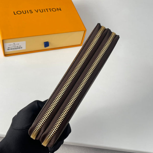 LV Double Zippy XL Wallet Black Damier Graphite 221553