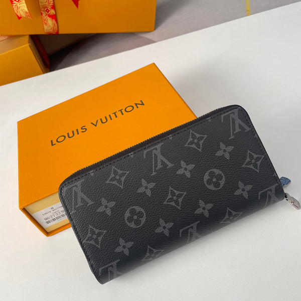 Portafoglio LV Double Zippy XL Monogram Eclipse nero 221555