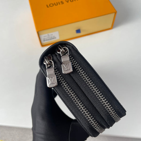 Portafoglio LV Double Zippy XL Monogram Eclipse nero 221555