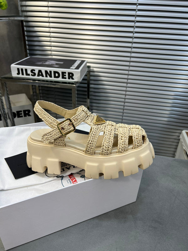 Sandali Pra Monolith Crochet Cage 55 Beige