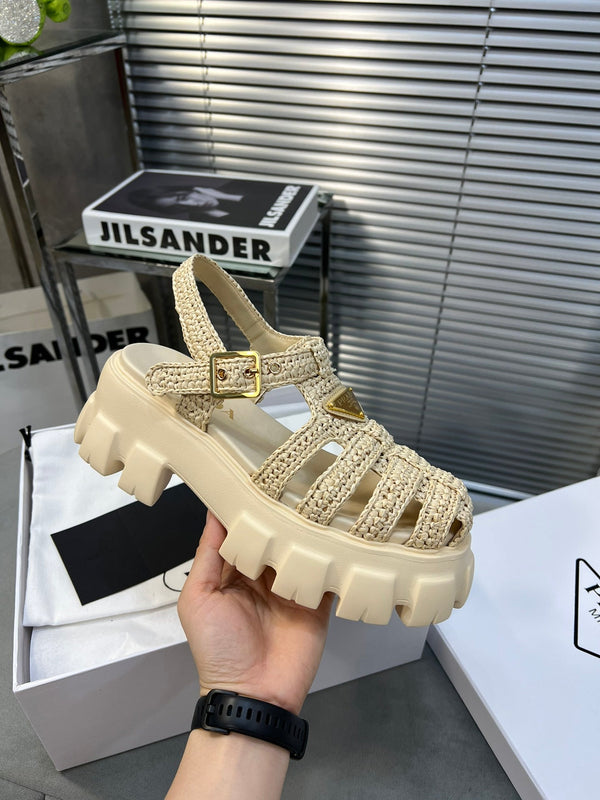 Sandali Pra Monolith Crochet Cage 55 Beige