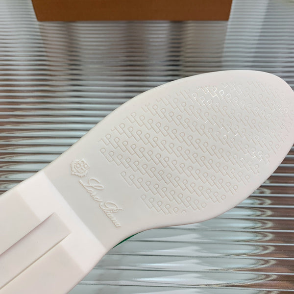 lp dot sole walk loafer green suede