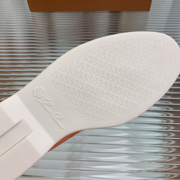 lp dot sole walk loafer brownish pink suede