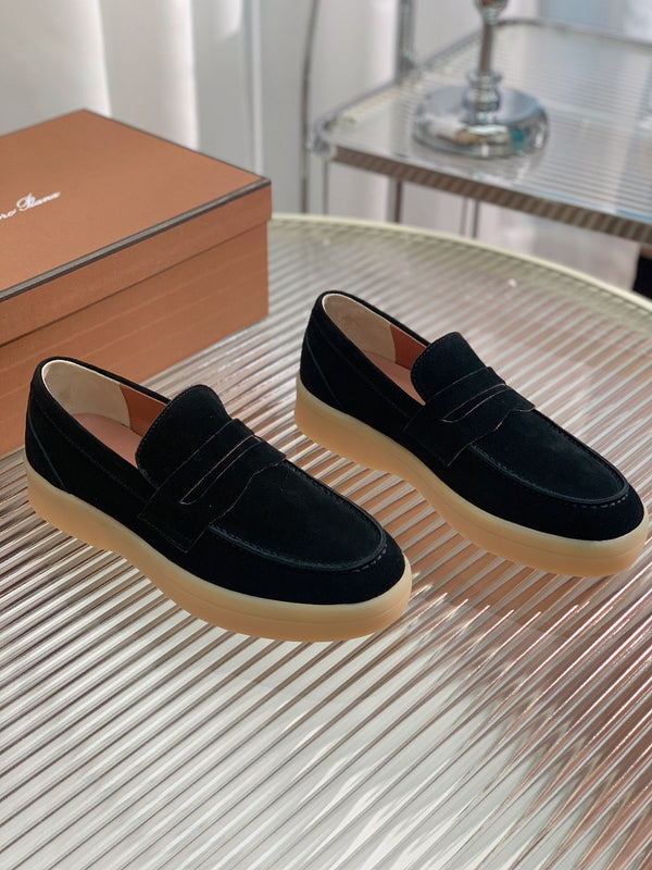 LP SUMMER WALK LOAFERS BLACK SUEDE