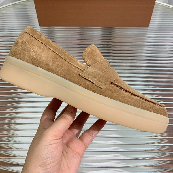 MOCASSINI LP SUMMER WALK IN CAMOSCIO MARRONE