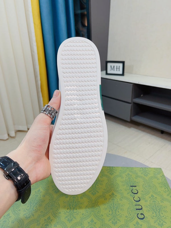 GG Men's Slip on Loafer White Cowhide 592112