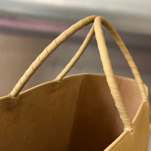 SMALL 26 BROWN BAG KRAFT CALFSKIN