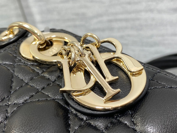 micro lady 12 pelle di agnello nera ghw