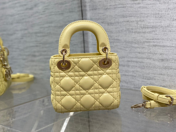 micro lady 12 pelle di agnello gialla ghw