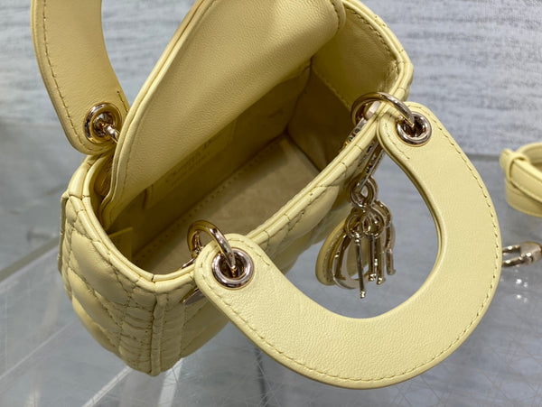 micro lady 12 pelle di agnello gialla ghw