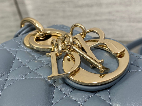 micro lady 12 raf blue lambskin ghw