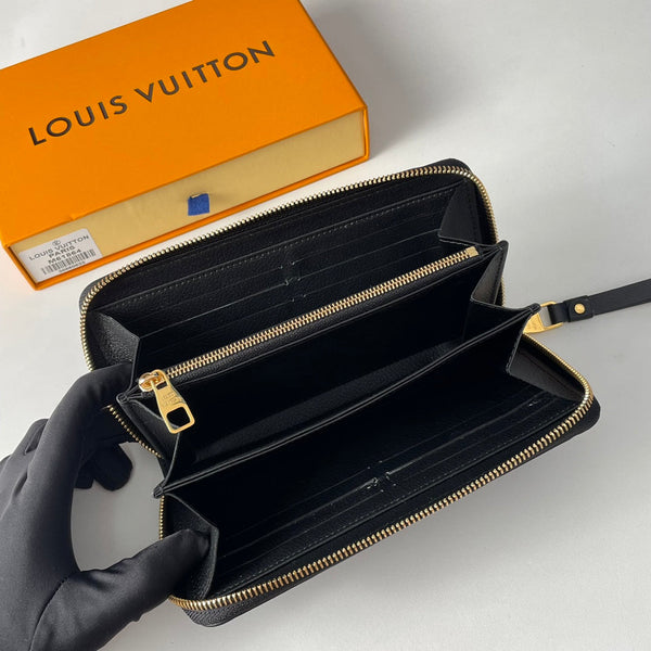 Portafoglio LV M61864 Zippy in pelle nera con monogramma Empreinte 221618