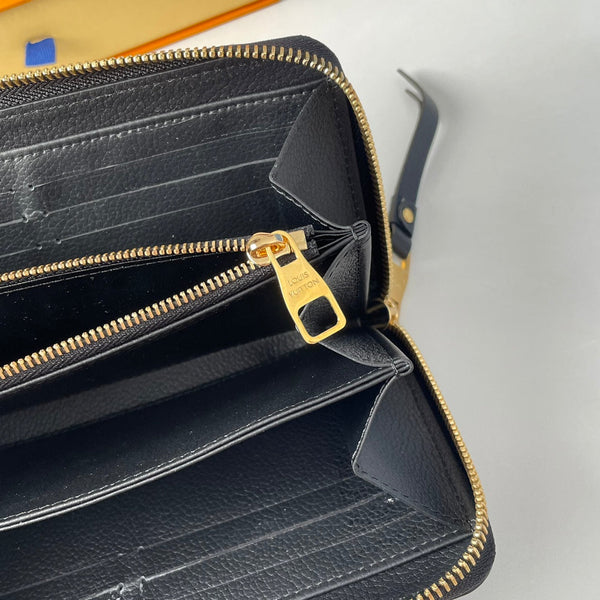 Portafoglio LV M61864 Zippy in pelle nera con monogramma Empreinte 221618