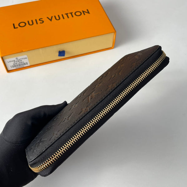 Portafoglio LV M61864 Zippy in pelle nera con monogramma Empreinte 221618
