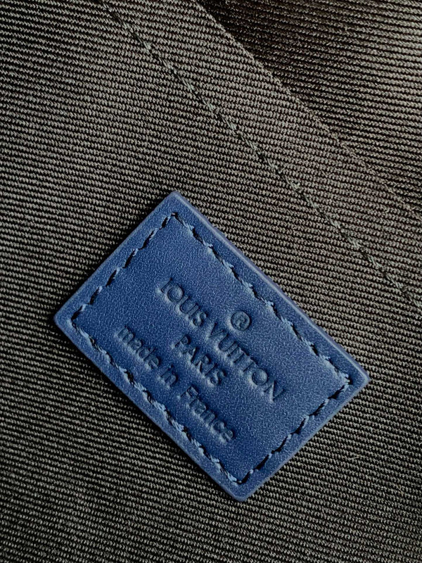 LV Fastline Messenger Bag 23.5 Blue Cowhide HW