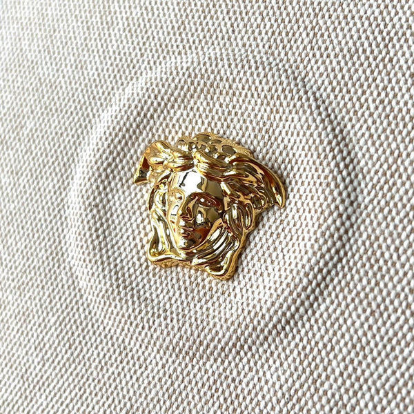 Versace Beige Denim Canvas Tote Bag 40 With Black Cowhide Handle 175561