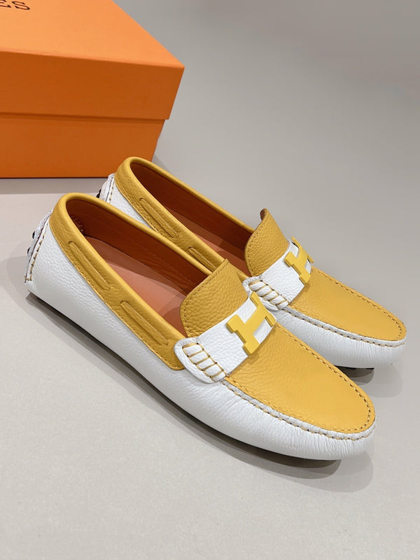 HM Men's Loafer Yellow Cowhide 557567