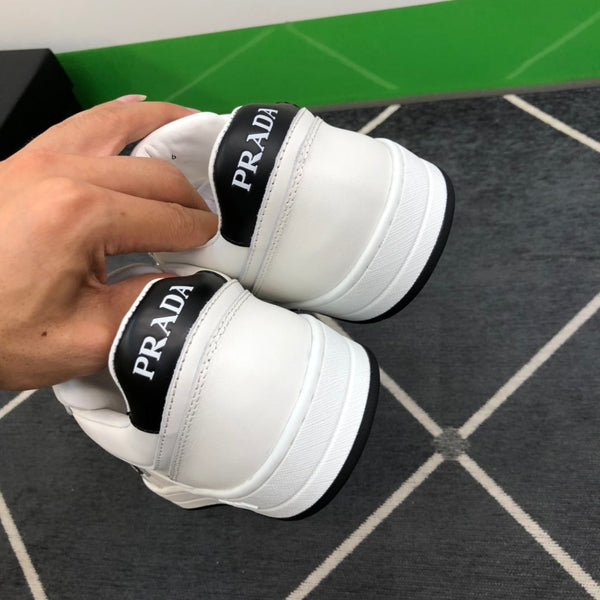 PRA DOWNTOWN LEATHER SNEAKERS WHITE MIX CRYSTAL