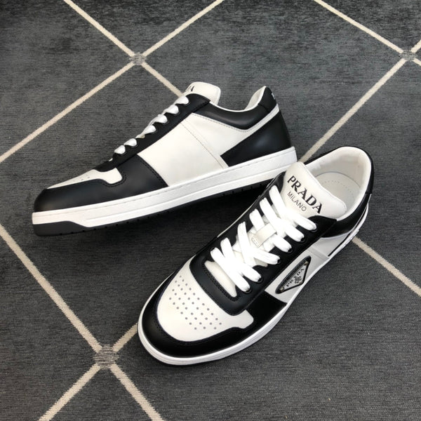 PRA DOWNTOWN LEATHER SNEAKERS WHITE MIX BLACK