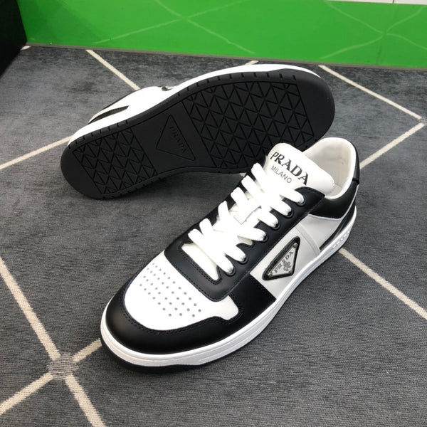 PRA DOWNTOWN LEATHER SNEAKERS WHITE MIX BLACK