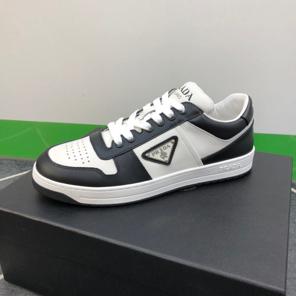 PRA DOWNTOWN LEATHER SNEAKERS WHITE MIX BLACK