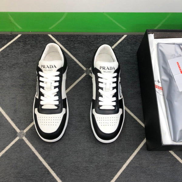 PRA DOWNTOWN LEATHER SNEAKERS WHITE MIX BLACK