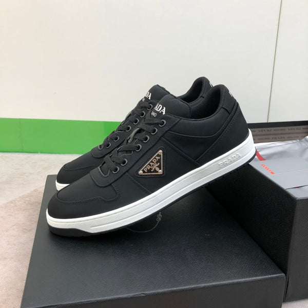 PRA PRAX 01 RE-NYLON SNEAKERS IN BLACK FABRIC
