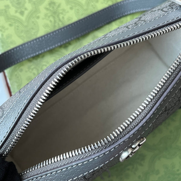 Sac bandoulière Gucci 35 en toile grise 240021