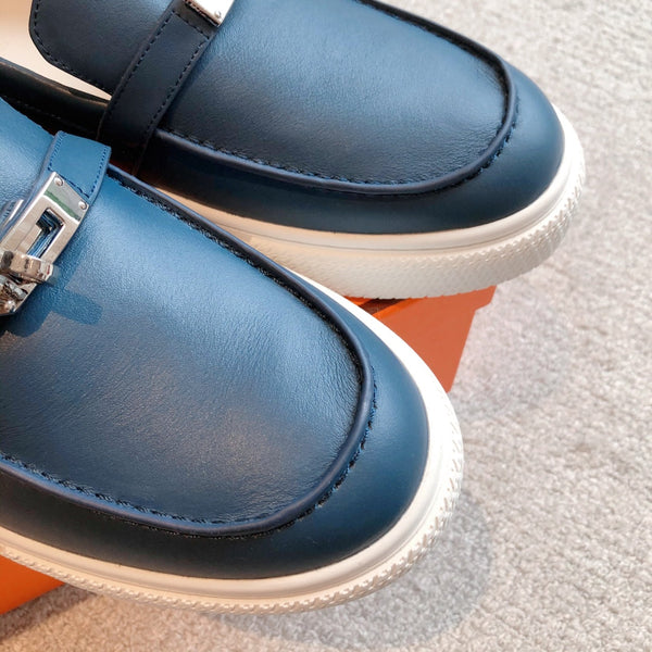 HM GAME SLIP-ON SNEAKER NAVY CALFSKIN